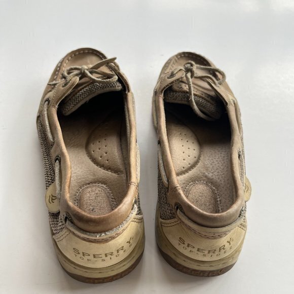 Sperry Top-Sider Angelfish Slip-On Boat Shoes Womens Linen-Oat Size 6M - Picture 4 of 6